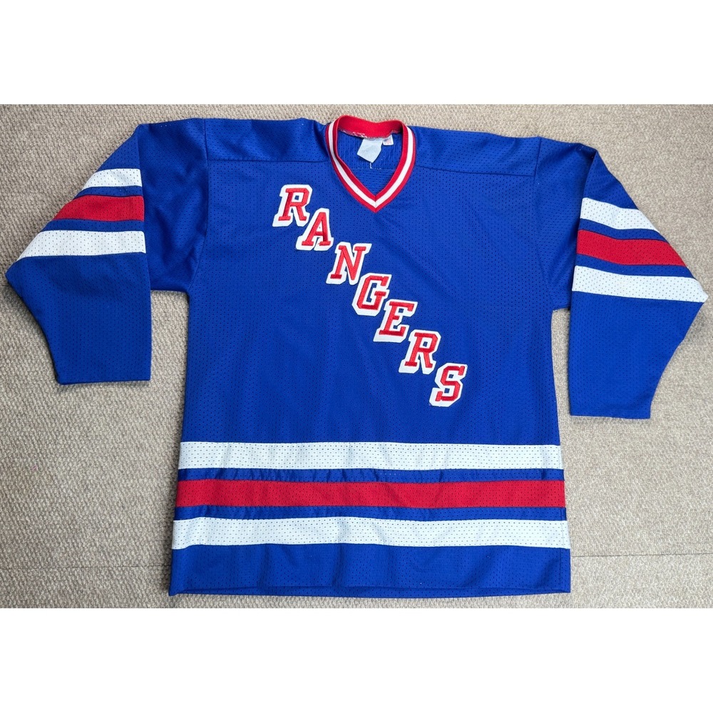 CCM NHL New York Rangers Vintage Made In USA Hockey Jersey Size‎ XL